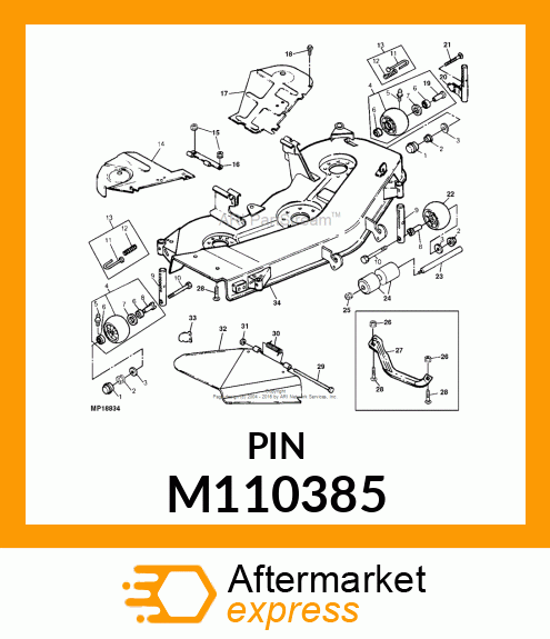 SHAFT, GAGE (PLATED) M110385