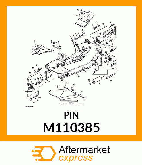 SHAFT, GAGE (PLATED) M110385