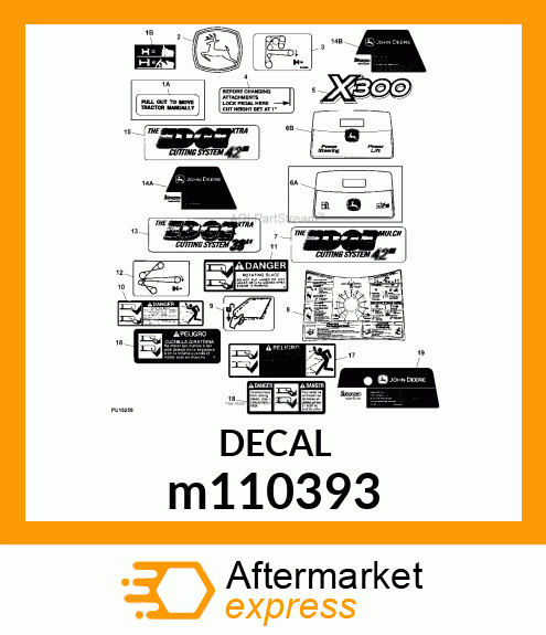 LABEL, TOW VALVE m110393