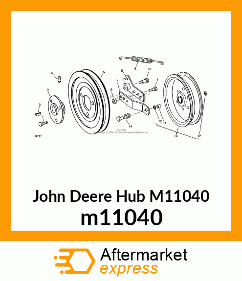 HUB, SHEAVE m11040