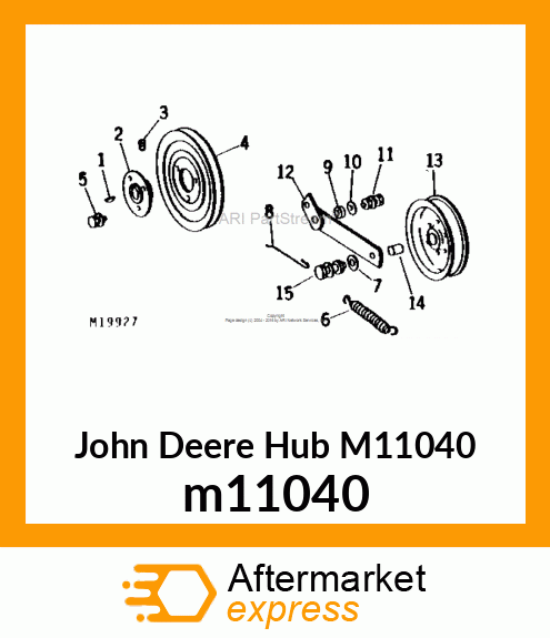 HUB, SHEAVE m11040