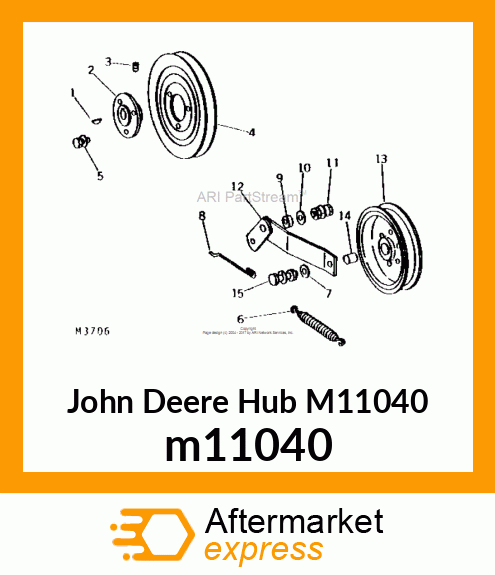 HUB, SHEAVE m11040