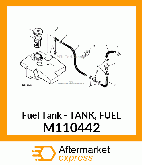 Fuel Tank - TANK, FUEL M110442