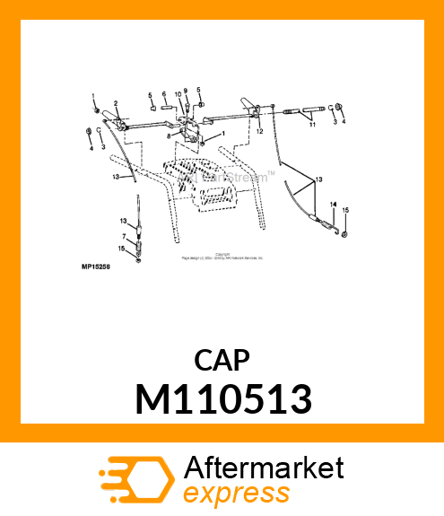 NUT, PUSH 3/8" M110513