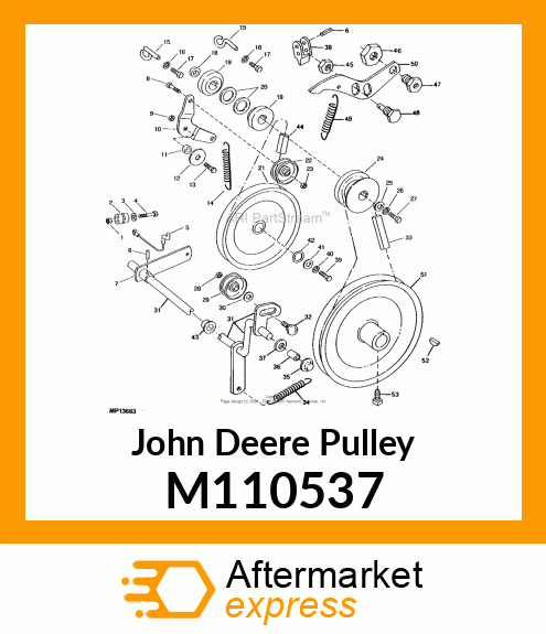 IDLER PULLEY (1.88 OD) M110537