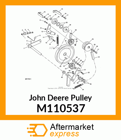 IDLER PULLEY (1.88 OD) M110537