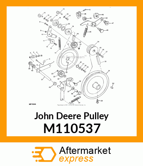 IDLER PULLEY (1.88 OD) M110537