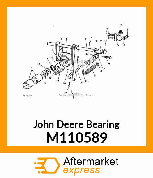 BEARING, TRUNNION 1.25 ID M110589