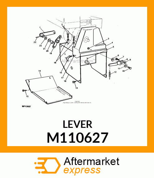 Lever M110627