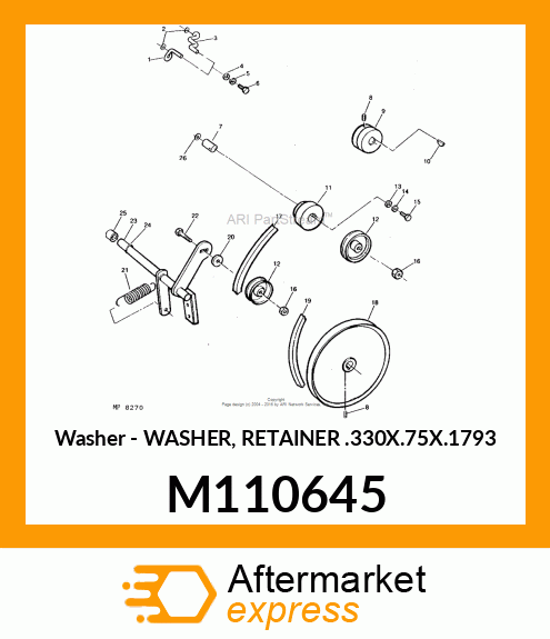 Washer M110645