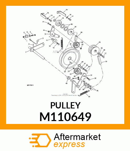 Pulley M110649