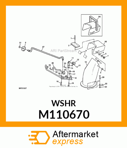 WASHER, FLAT .315 OD M110670