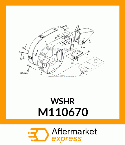 WASHER, FLAT .315 OD M110670