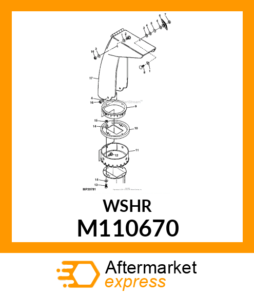 WASHER, FLAT .315 OD M110670