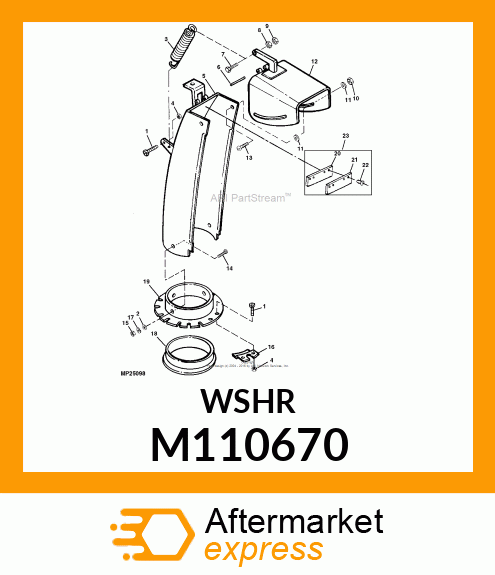 WASHER, FLAT .315 OD M110670