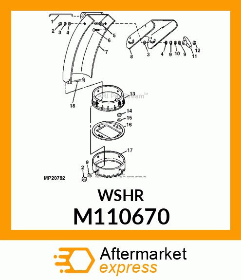 WASHER, FLAT .315 OD M110670