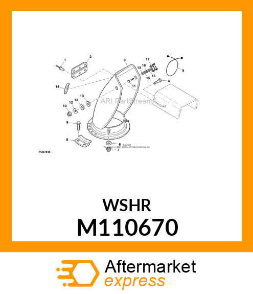 WASHER, FLAT .315 OD M110670