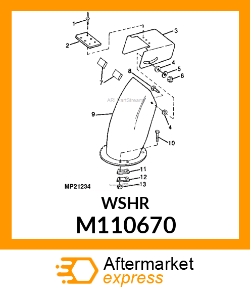 WASHER, FLAT .315 OD M110670