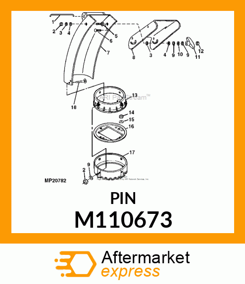 Pin M110673
