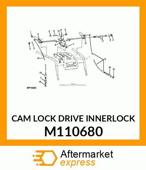 CAM LOCK DRIVE INNERLOCK M110680