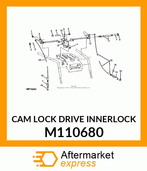 CAM LOCK DRIVE INNERLOCK M110680