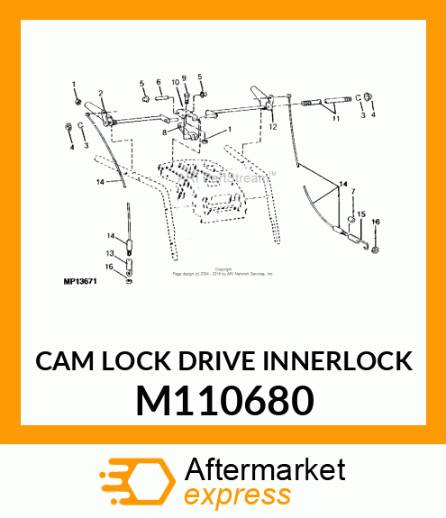 CAM LOCK DRIVE INNERLOCK M110680