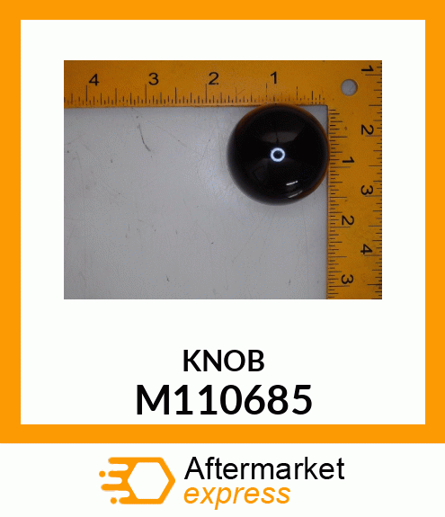 Knob - KNOB, RND.PLASTIC, BLACK 1.50 M110685