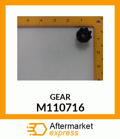 GEAR, CHUTE ROTATE, PLASTIC M110716