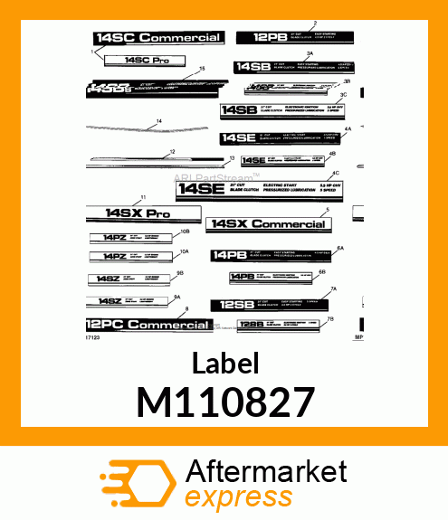 Label M110827