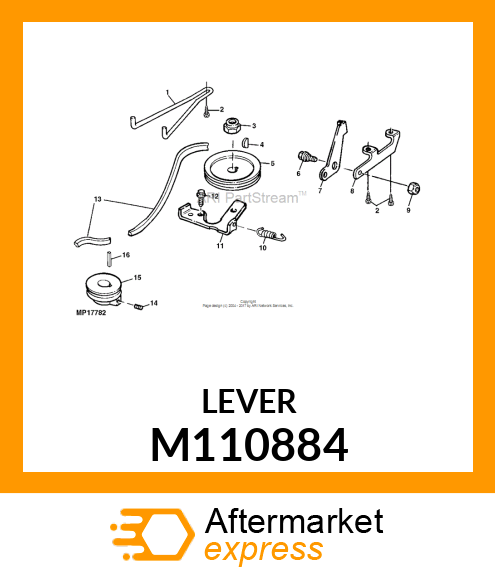 Lever M110884