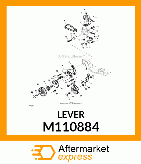 Lever M110884