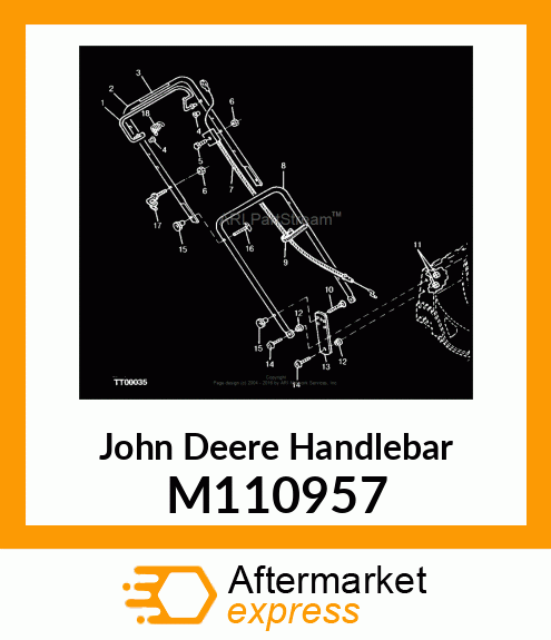 HANDLEBAR, LOWER # M110957