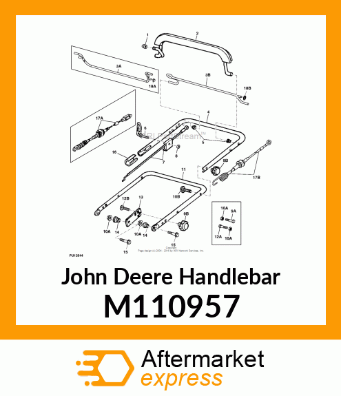 HANDLEBAR, LOWER # M110957