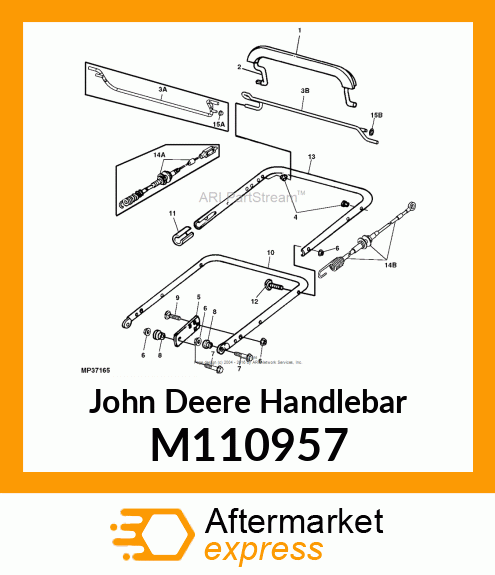 HANDLEBAR, LOWER # M110957