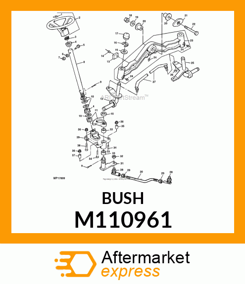 SPACER, SPACER, SECTOR STOP M110961