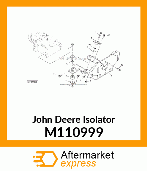 ISOLATOR, ENGINE M110999