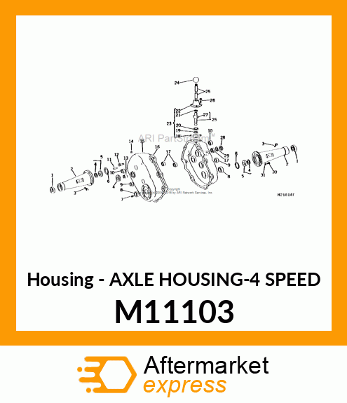 Housing - AXLE HOUSING-4 SPEED M11103