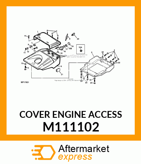 Cover Engine Access M111102