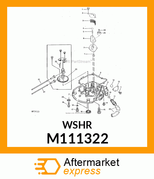 Spare part M111322 + Lock Washer