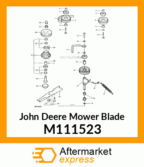 BLADE, NOTCHED (54") M111523
