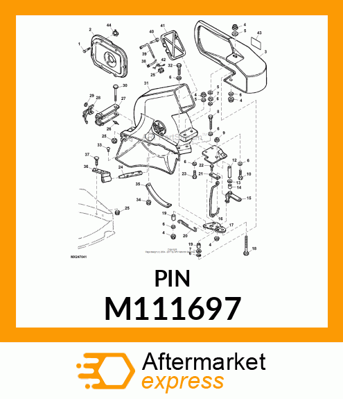 PIN, SUPPORT M111697