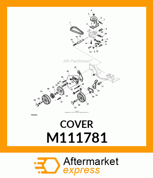 COVER, WHEEL # M111781