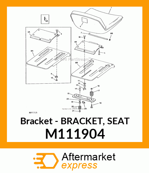 Bracket - BRACKET, SEAT M111904