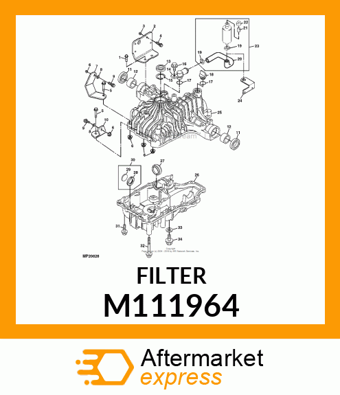 FILTER, FOAM M111964