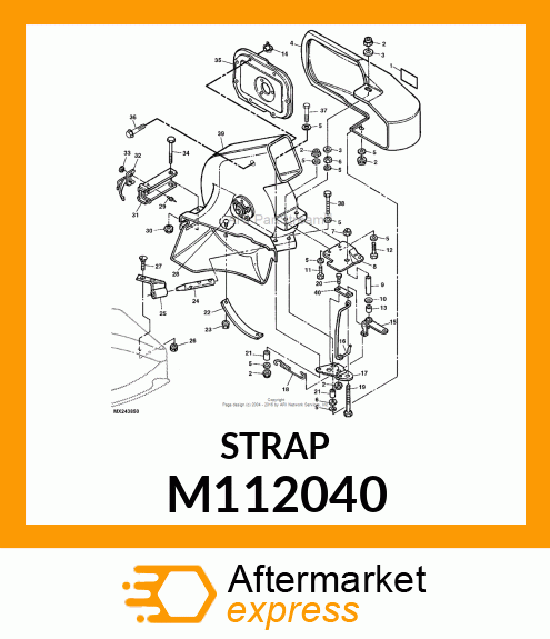 STRAP, STRAP M112040