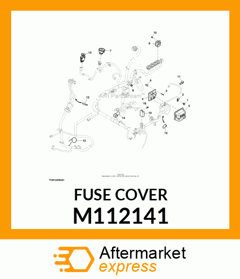 COVER, CIRCUIT BOARD M112141