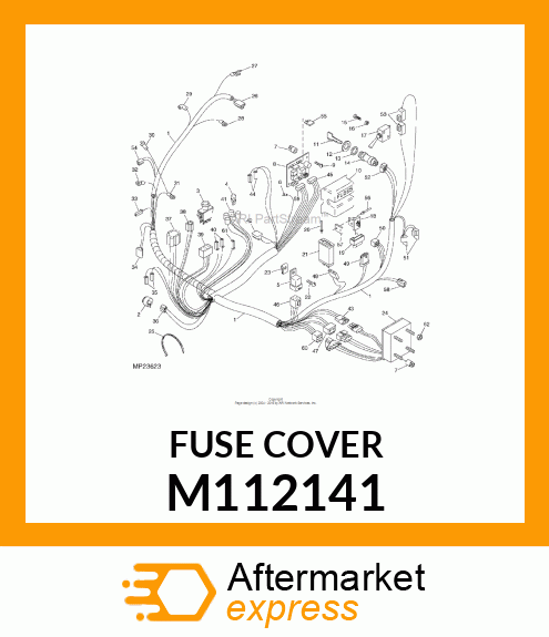 COVER, CIRCUIT BOARD M112141