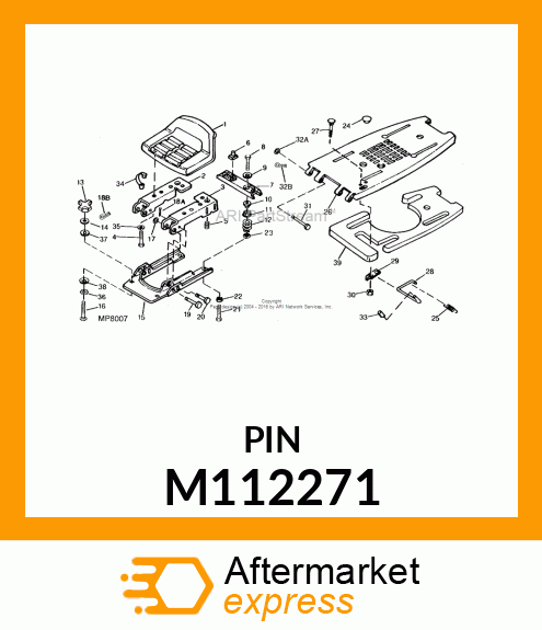 PIN, HINGE M112271