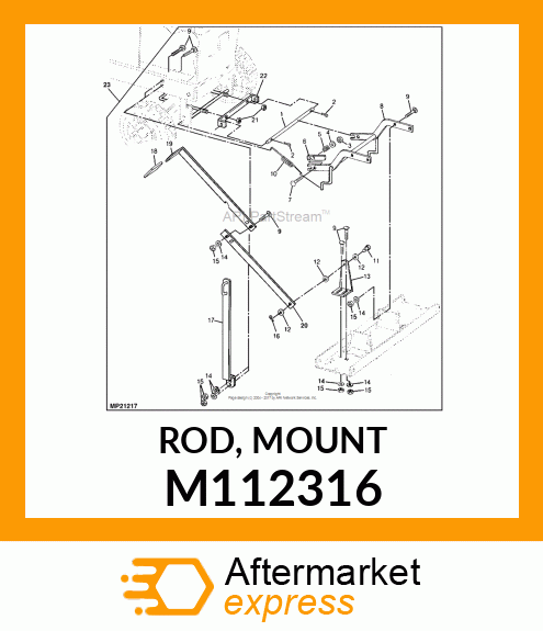 ROD, MOUNT M112316