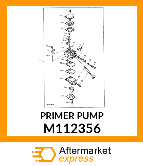 Hand Primer - PUMP, PRIMER M112356